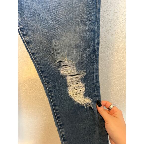 GOOD AMERICAN Good Classic Indigo Skinny Jean 27 Stretch Denim High Rise - Picture 8 of 11